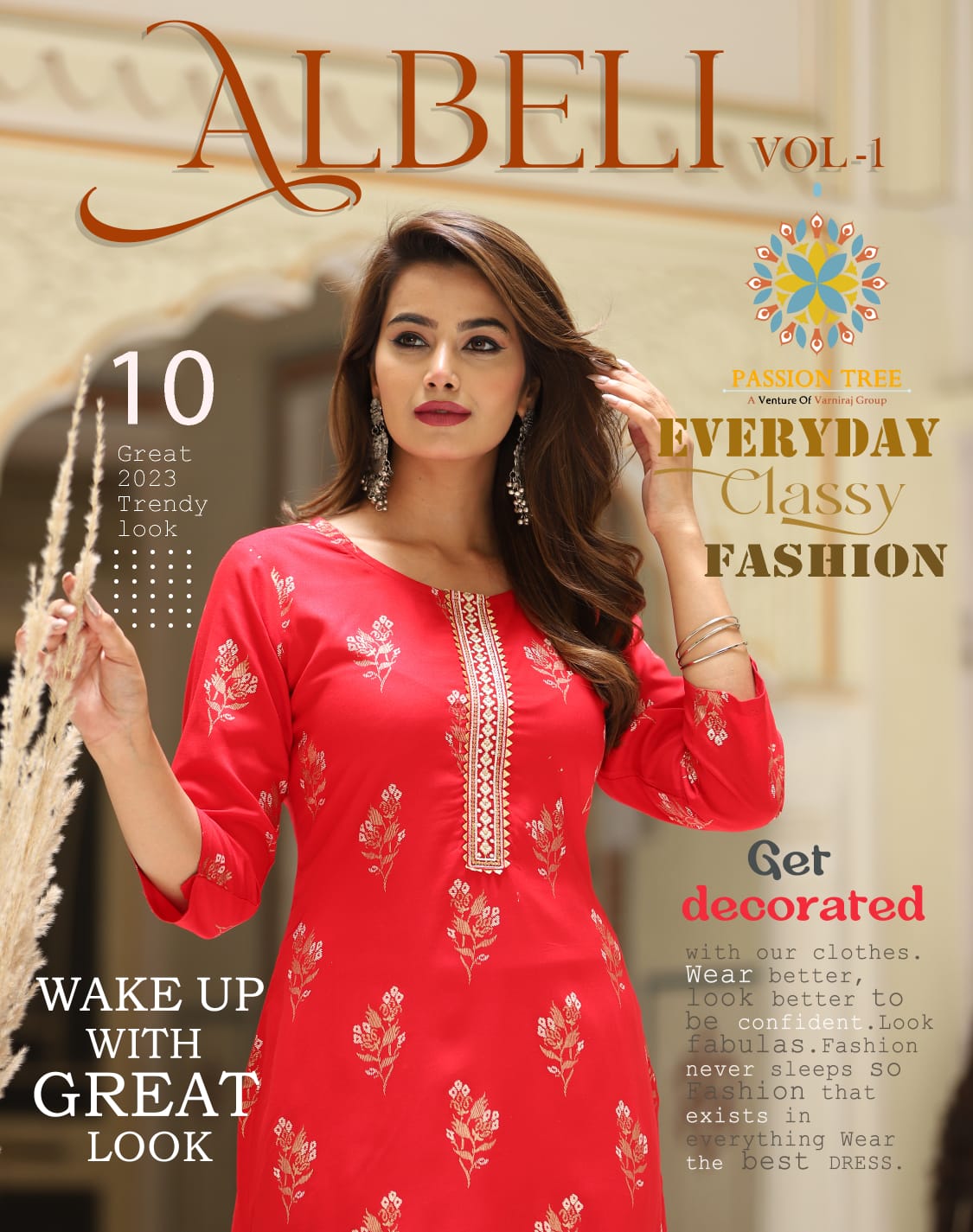 Albeli Vol 1 By Passion Tree Embroidery Designer Kurtis
